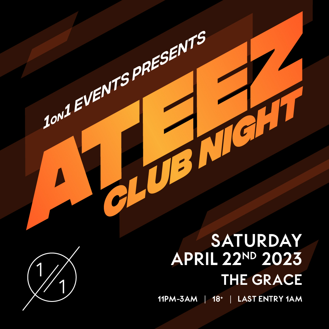 Ateez Club Night Poster