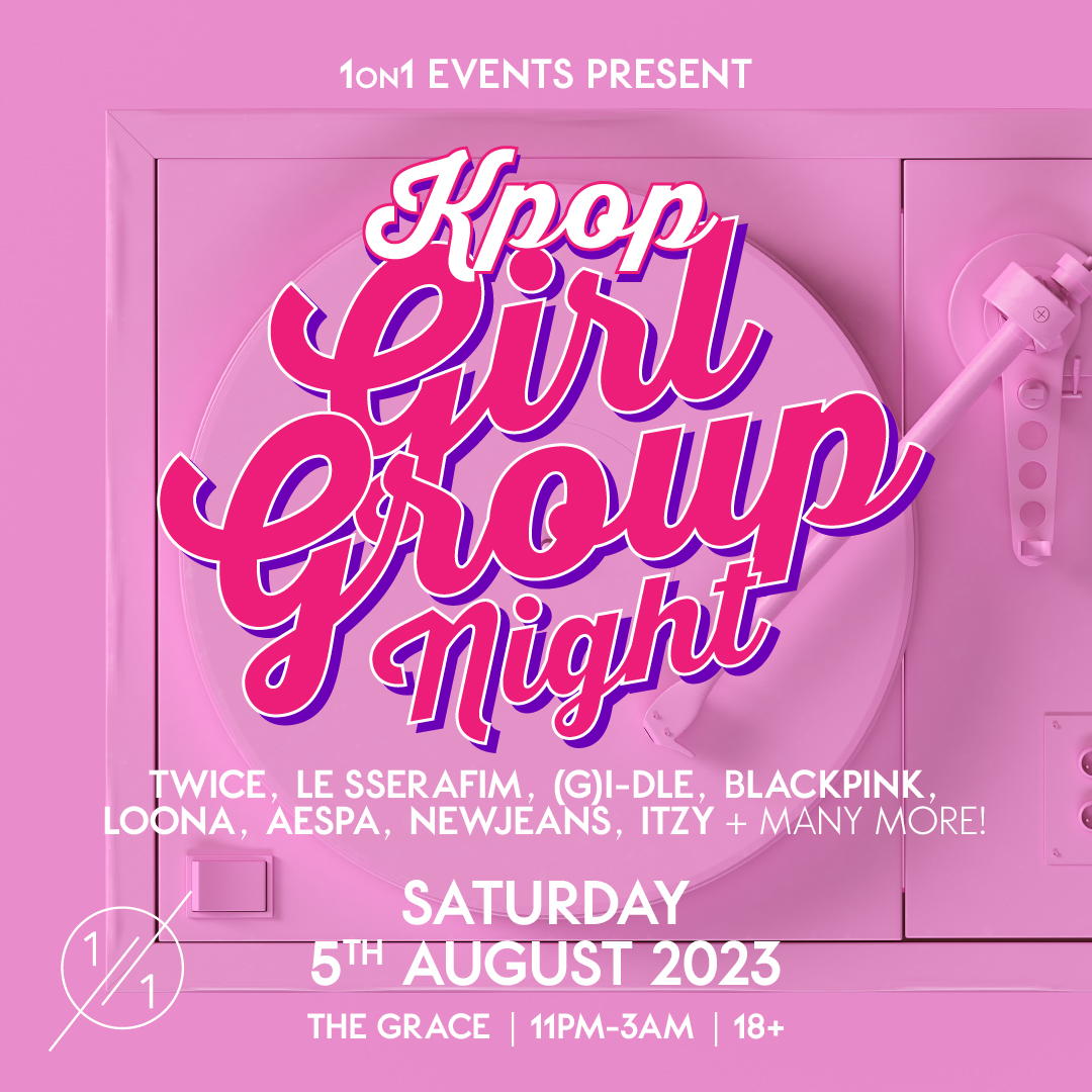 Kpop Girl Group Night Poster